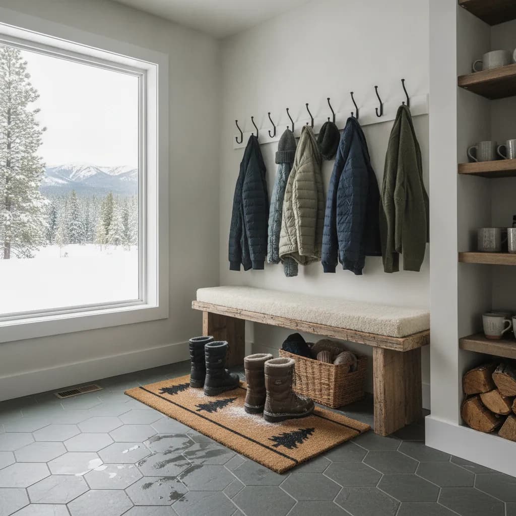 Mudroom & Entry Flooring for Idaho Winters