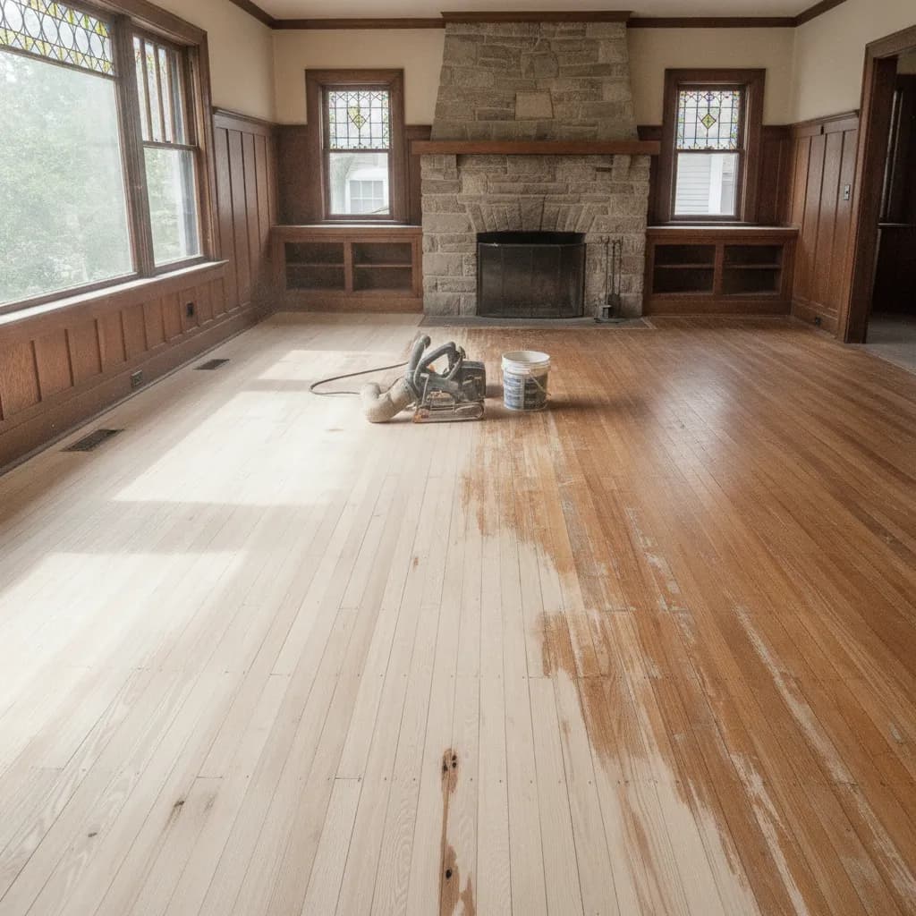 Refinishing Oak Floors in Older Boise Homes