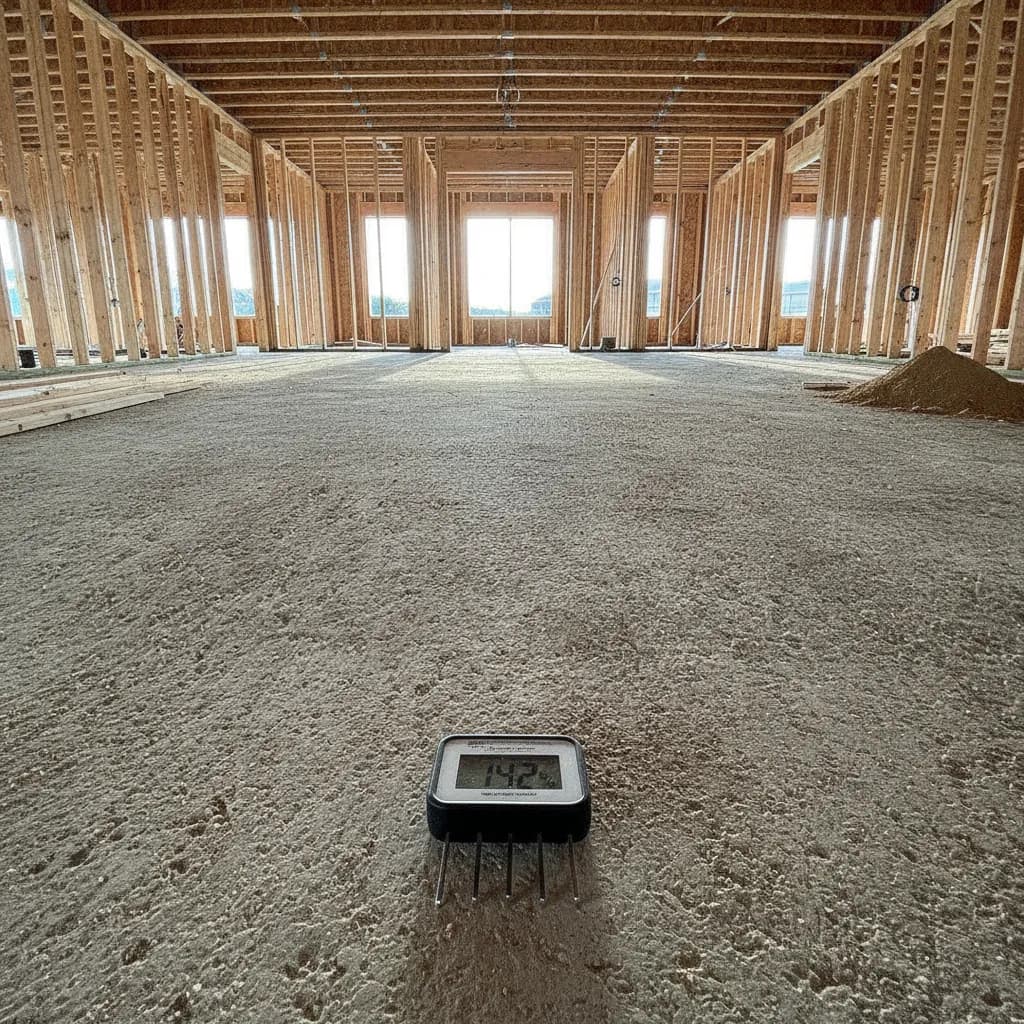 Slab Moisture Testing in Treasure Valley New Builds